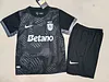 Joyfball 2025/2026 Kids Size Sporting Lisbon Away Football Jersey 1:1 Thai Quality