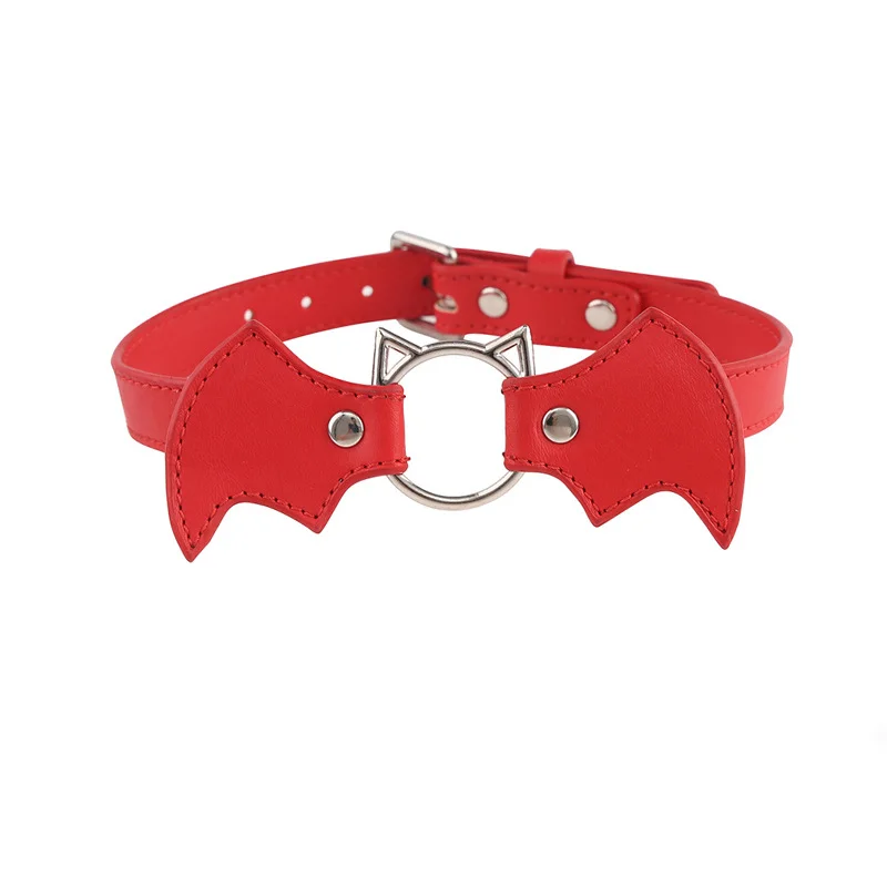 Devil Wings Collar Bat Choker For Couple Sexy Game - Rose Toy