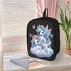 Einhorn schwarzer Rucksack - 5d DIY Basteltasche