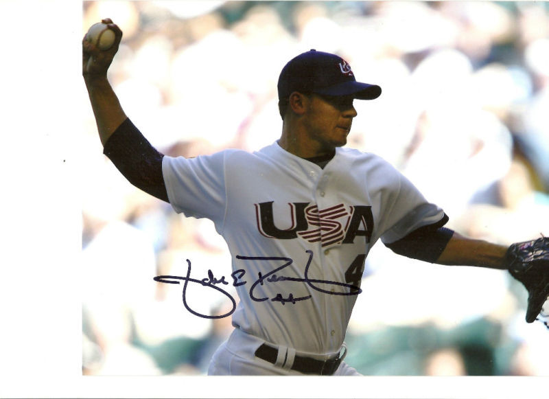 JAKE PEAVY CHICAGO WHITE SOX SIGNED 8X10 Photo Poster painting