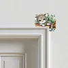 (US Local)Leopard Diamond Painting Art Door Right Angle Sign for Indoor Outdoor Wall