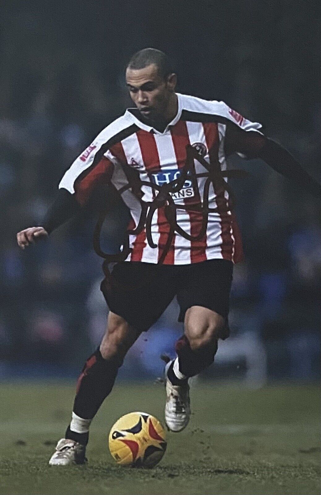 Danny Webber Genuine Hand Signed Sheffield United 6X4 Photo Poster painting 12