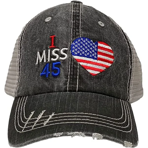I Miss 45 Flag Baseball Vintage Hat