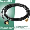 Propane Adapter Hose LP Tank 1lb To 5-20lb Converter for QCC1 Type1 Gas Grill