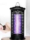 2-In-1 Microwave Electric Mosquito Killing Lamp Waterproof Insect Racket Swatter