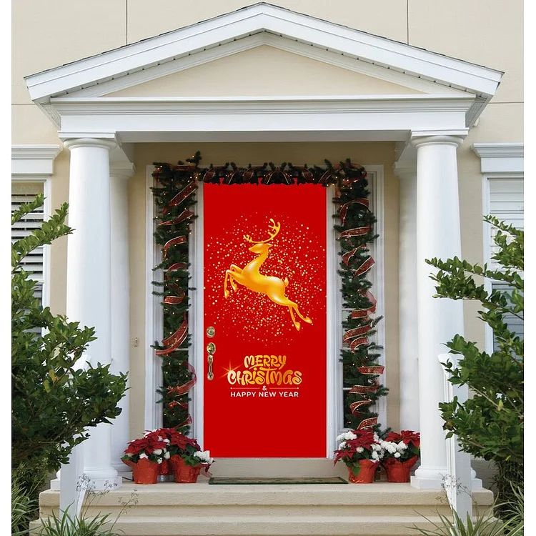 Jumping deer ? decoration door mural