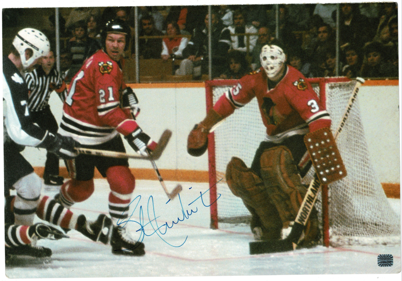 Stan Mikita signed autographed magazine Photo Poster painting! RARE! AMCo Authenticated! 10744