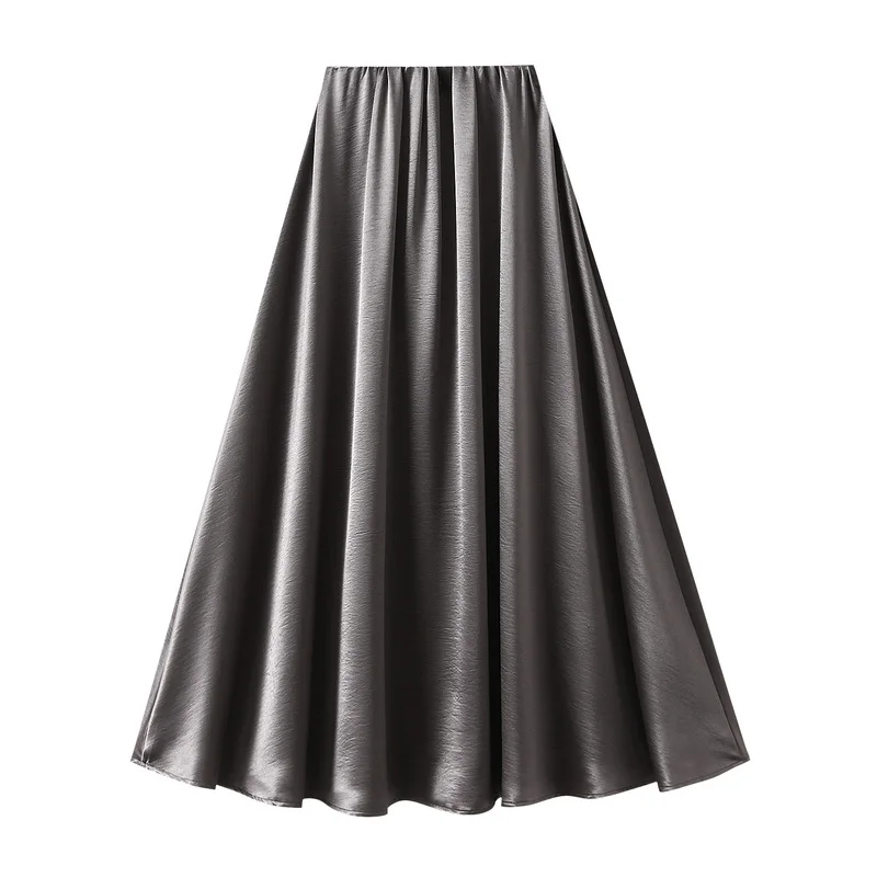 Nigikala Nigikala New Spring And Autumn New A-Dress Skirt Mid-Dress Mid-Dress Mid-Dress Mid-Senior Skirt 9993-1