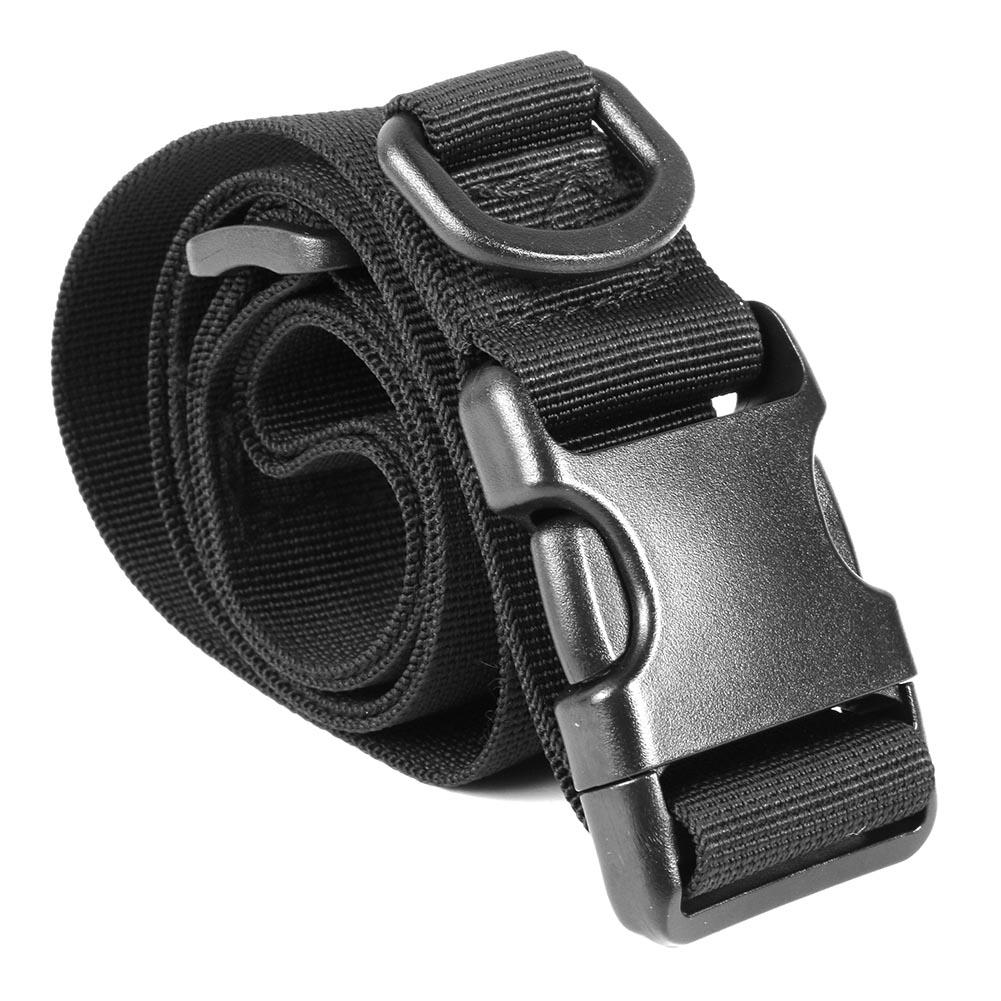 

Simple Outdoor Adjustable Utility D-Ring Nylon Belt with Buckle (Black), 501 Original