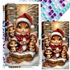 (40*70cm)The Squirrel Family - Full Round Drill Diamond Painting