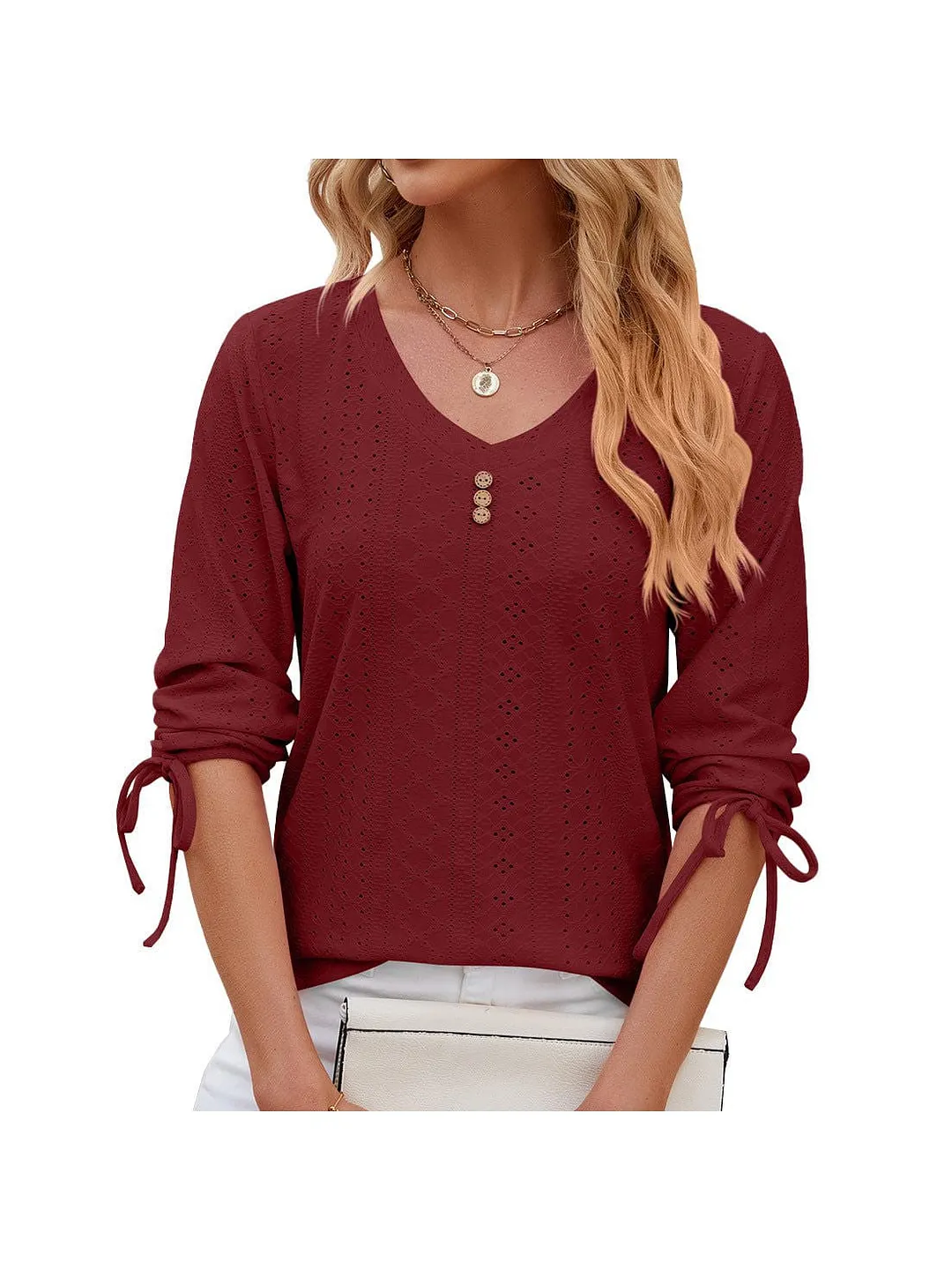 Grey Ribbed Knit Top with Short Sleeves
