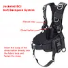 Backmount Fixed Strap Backpack Chest Strap BCD Sidemount Buckle for Scuba Diving