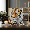 Framed Diamond Painting - Special Shaped - Tiger(25x25cm)