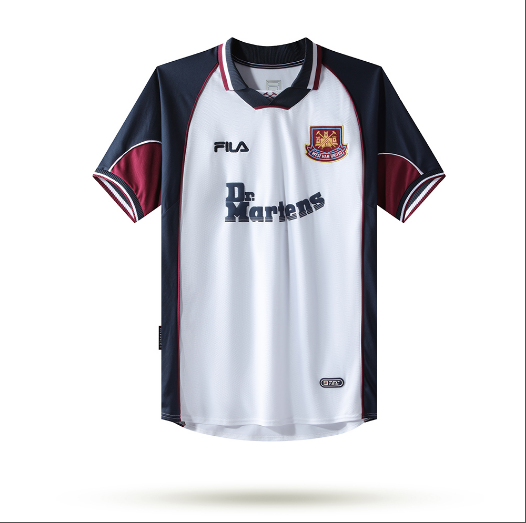 Retro 1999-2001 West Ham United Away Football Shirt Thai Quality