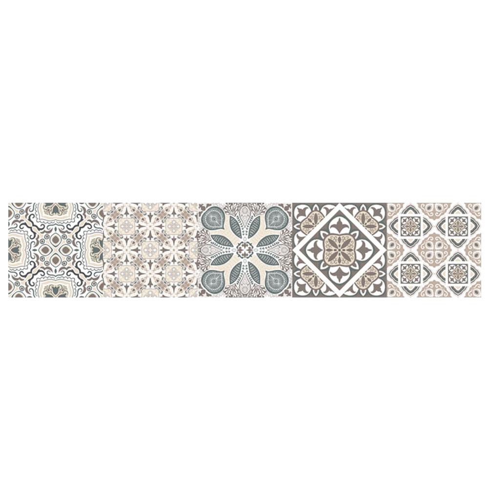 

Vintage Square Self Adhesive Tile Sticker PVC DIY Sticker Wall Art Poster/E, 501 Original