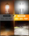 forenner 9005 Light Bulbs Upgraded Brightness 26000LM Super Bright,1:1 Mini Size Direct Installation 6500K Cool White Fog Light HB3 Bulbs, 10-Year Long Service Life with Fan, IP68 Waterproof Pack of 2