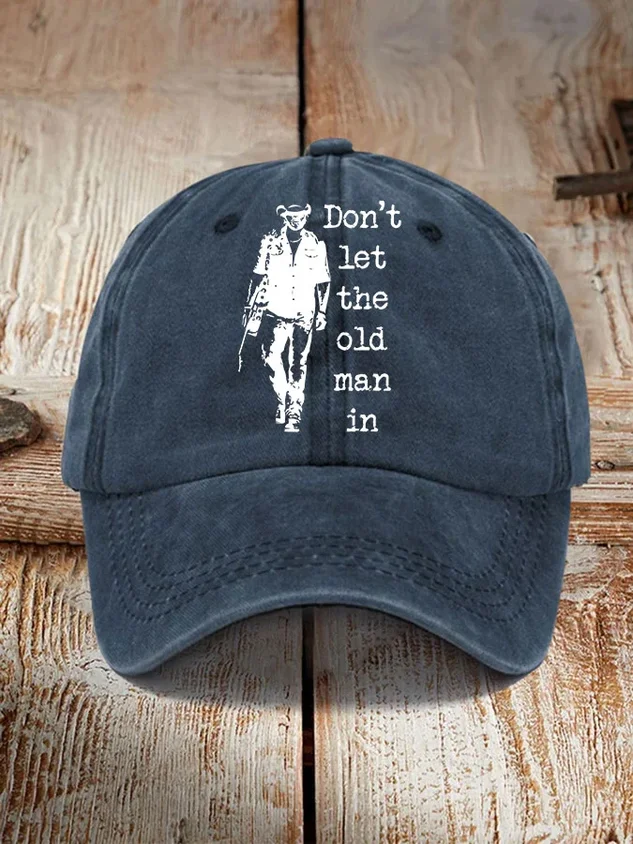 Don't Let The Old Man In Sun Hat Denim Hat socialshop