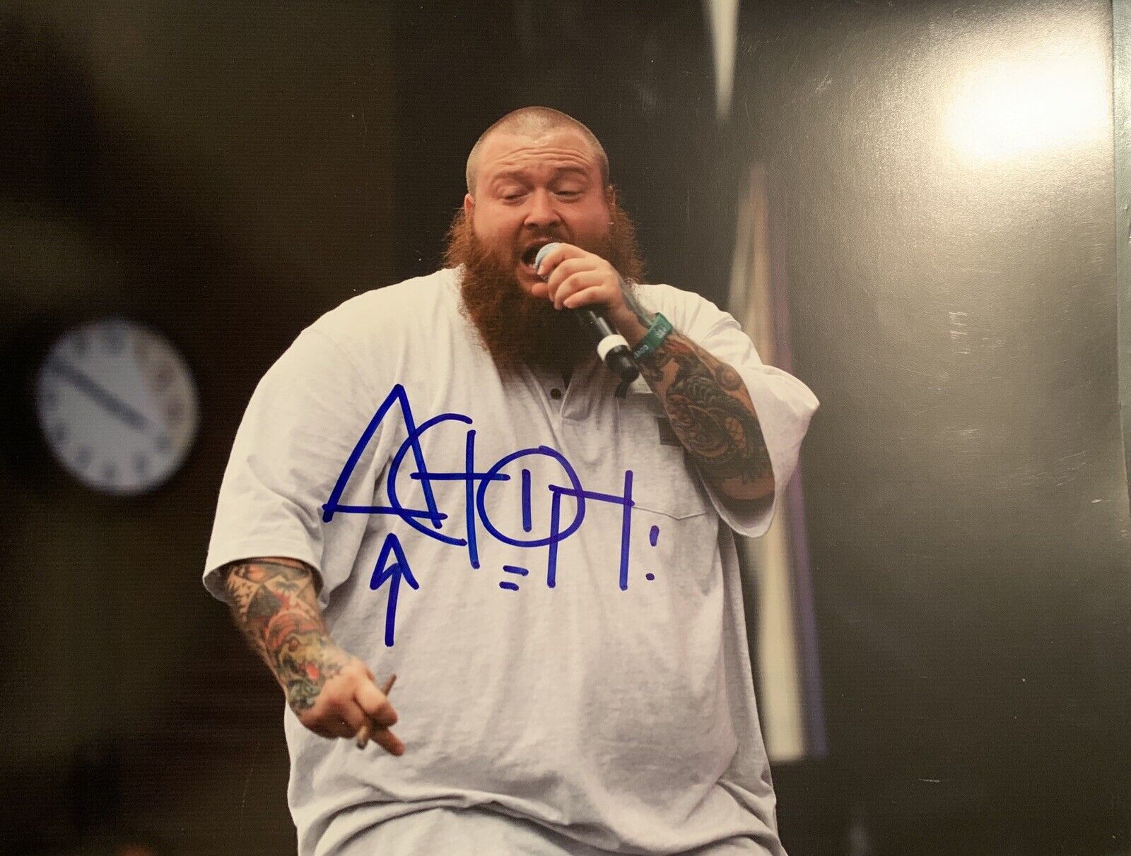 Action Bronson SIGNED Autographed 11 X 14