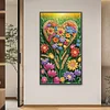  Love Flowers-Partial Special Diamond Painting-40*70CM-Large Size