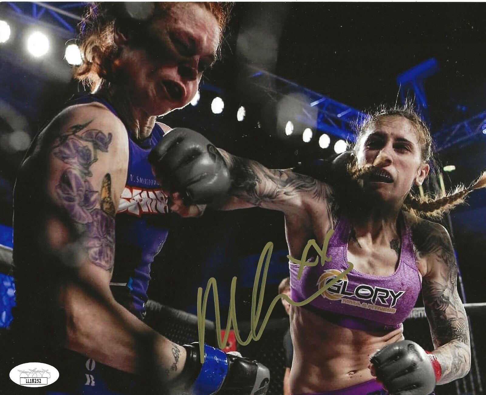 Megan Anderson signed UFC 8x10 Photo Poster painting autographed JSA Certified