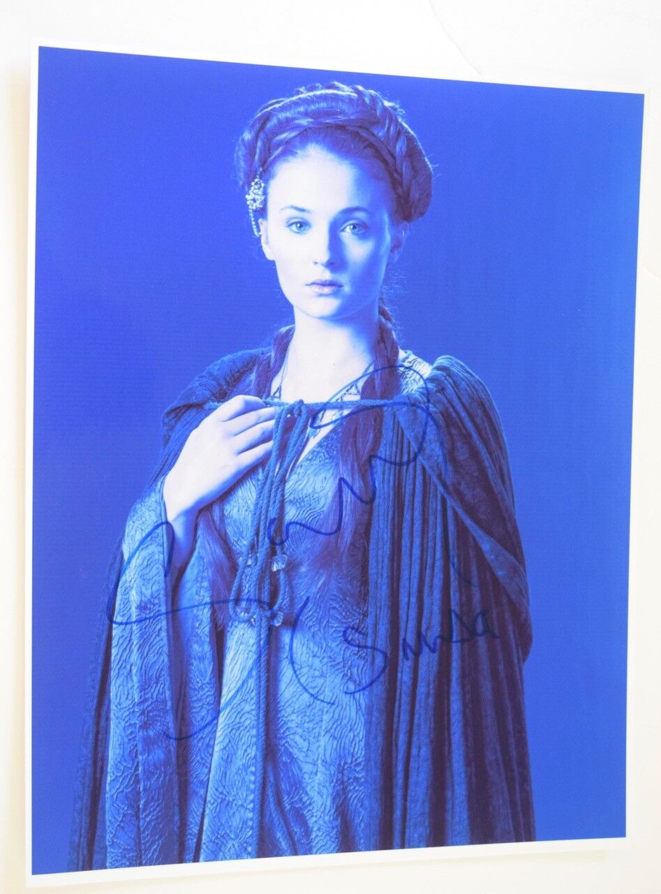 Sophie Turner Signed Autographed 11X14 Photo Poster painting Game of Thrones Sansa Stark COA VD