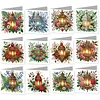 12Pcs Night Light DIY Diamond Painting Greeting Card Kit for Adults Gifts