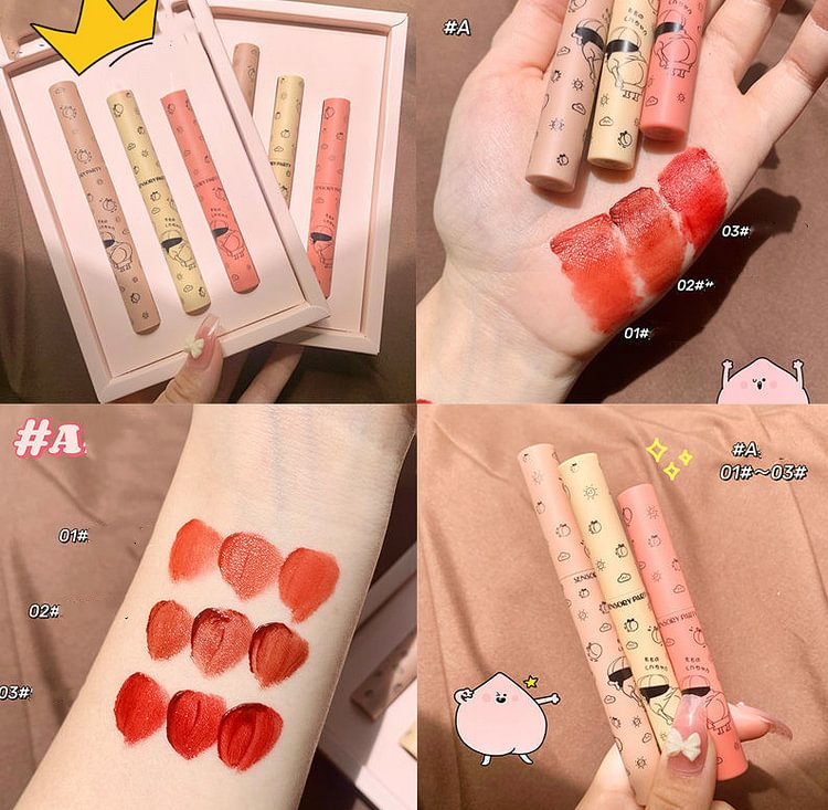 [3 Sticks]Decompress Fart Peach Lipstick