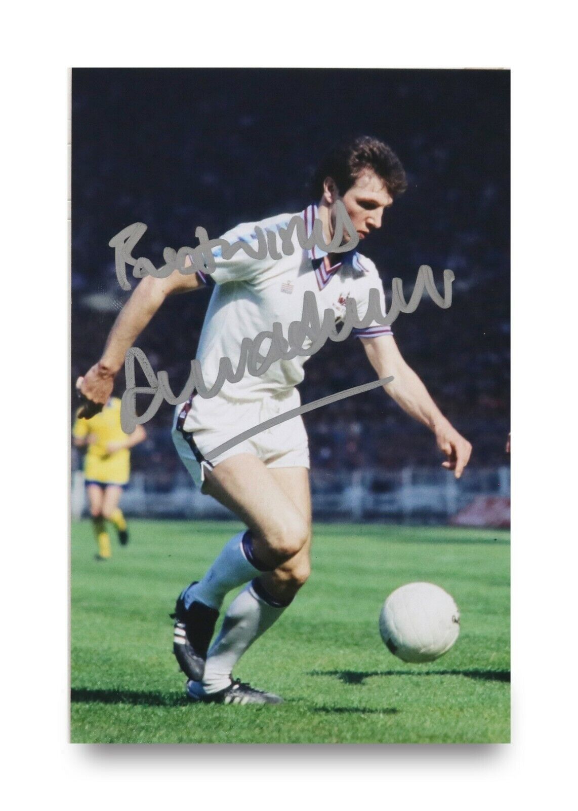 Alvin Martin Signed 6x4 Photo Poster painting West Ham United England Autograph Memorabilia +COA