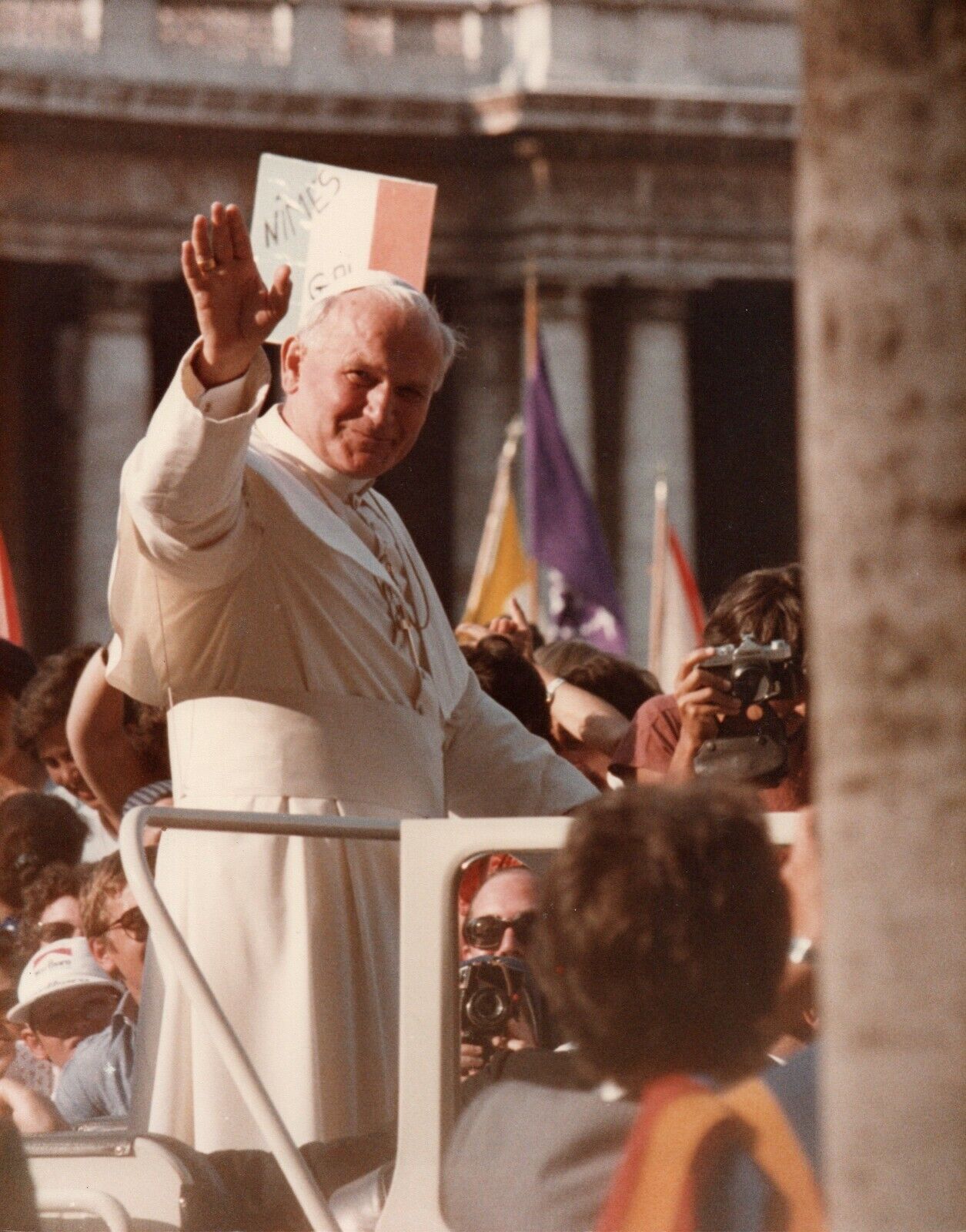 POPE JEAN PAUL II Vintage Photo Poster painting 8x10