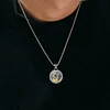 【Rotating Gold Coin】Sterling Silver Pixiu Pendant Necklace for Men - Original Design