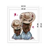 (Stamped/Counted) Mother And Daughter-14CT Cross Stitch 42*47cm/16.54*18.5in(Brand)