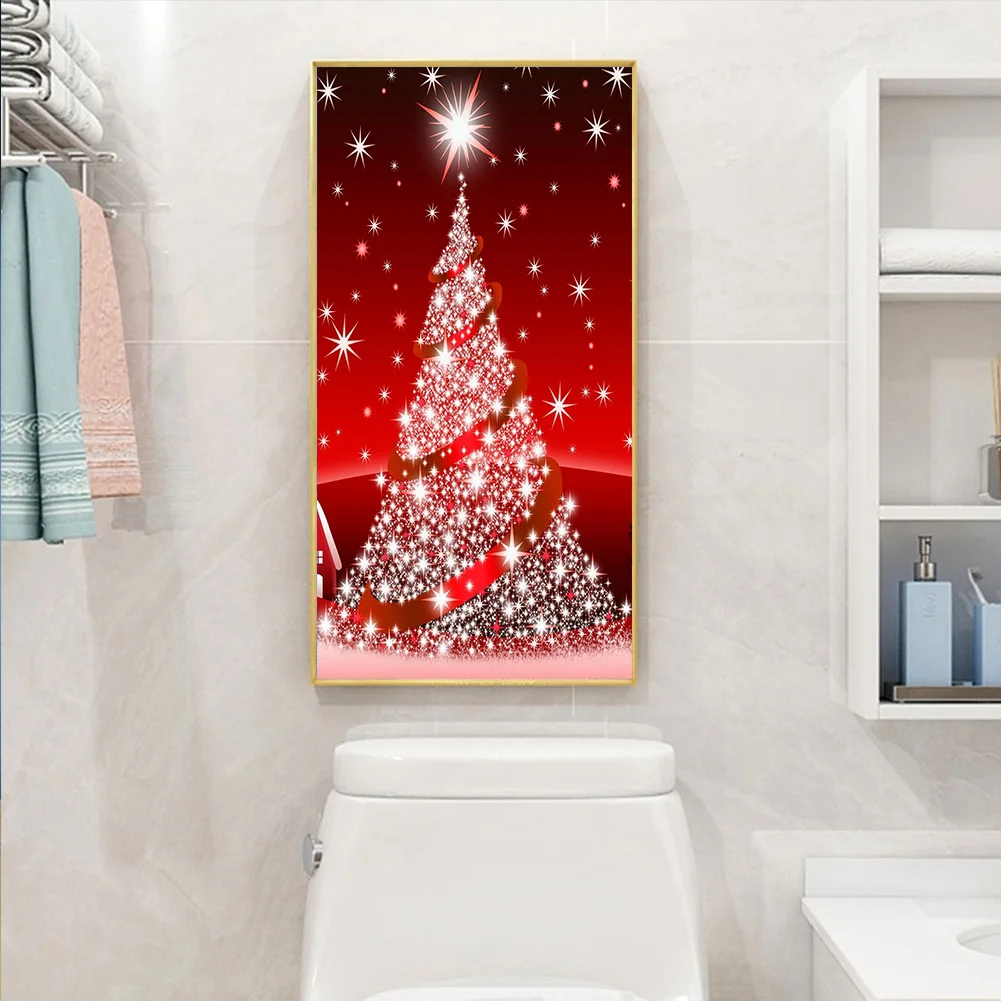 Diamond Painting - Full Round Drill - Christmas Tree(40*80cm)