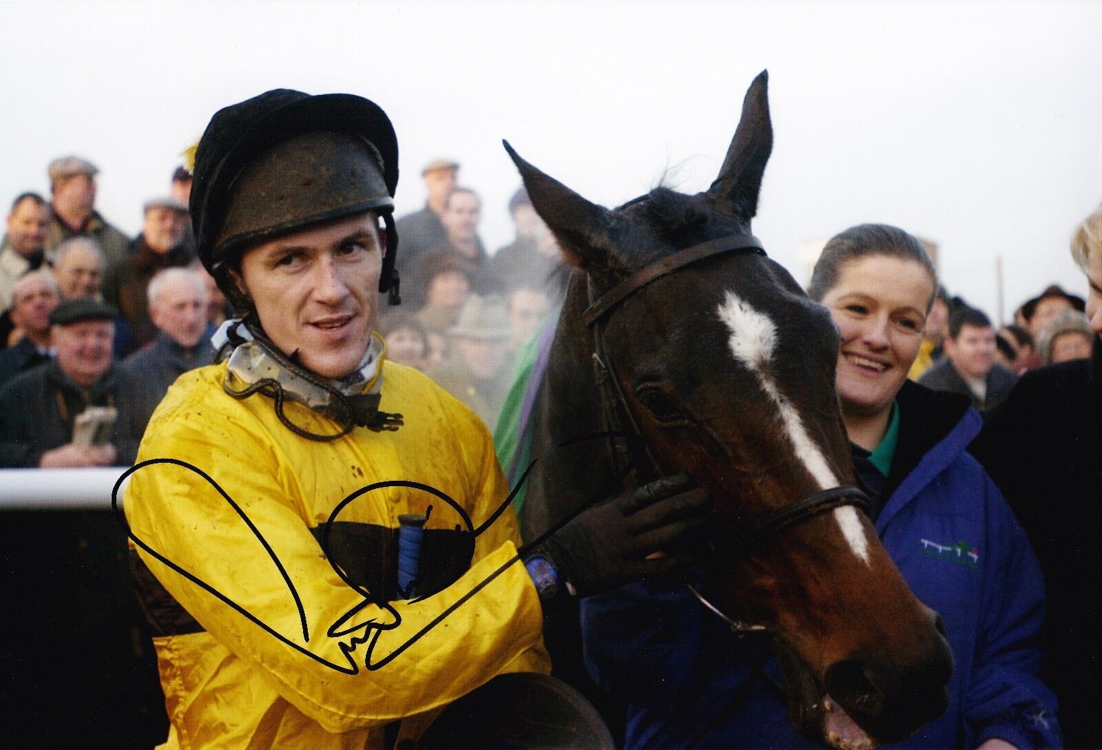 AP McCoy Signed 12X8 Photo Poster painting Autograph Grand National Winner COA (D)