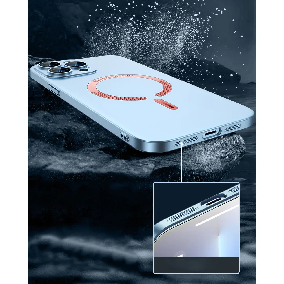 Suitable For iPhone13/14 Wireless Magnetic Attraction Mobile Phone Case