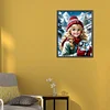 Diamond Painting -DIY Round Drill Girl in the Snow