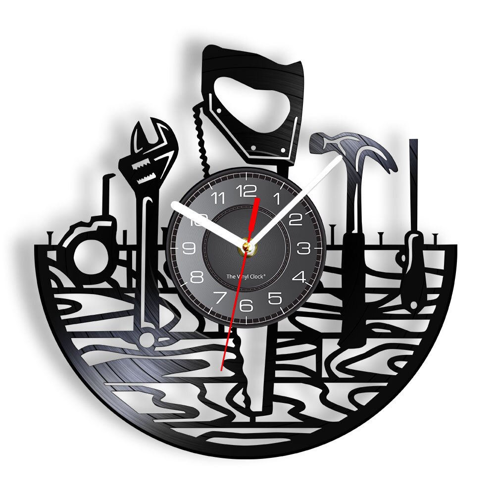 

Car Garage Tools - Vinyl Record Wall Clock - Without LED, 501 Original