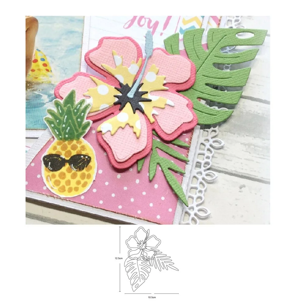 Christmas Flowers Metal Cutting Dies Stencils for Diy Scrapbooking dies Decor Cards Photo Embossing Die Cut Craft Dies New 2020