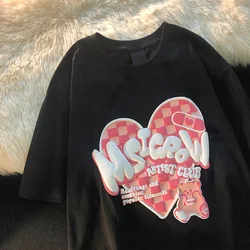 CAMEL COUPONS Heavy Weight 100% Cotton Oversized Unisex Tee Manufacturer Men Foam 3d Silk Screen Logo Tshirts Custom Puff Print T Shirt