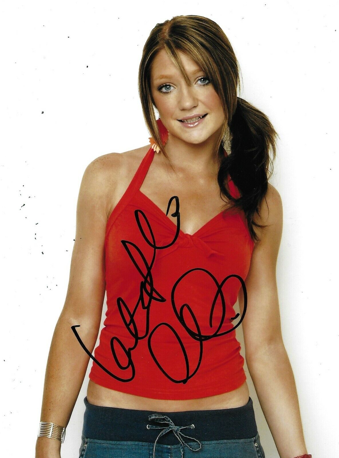 Nicola Roberts *Girls Aloud* Signed 10x8 Photo Poster painting AFTAL