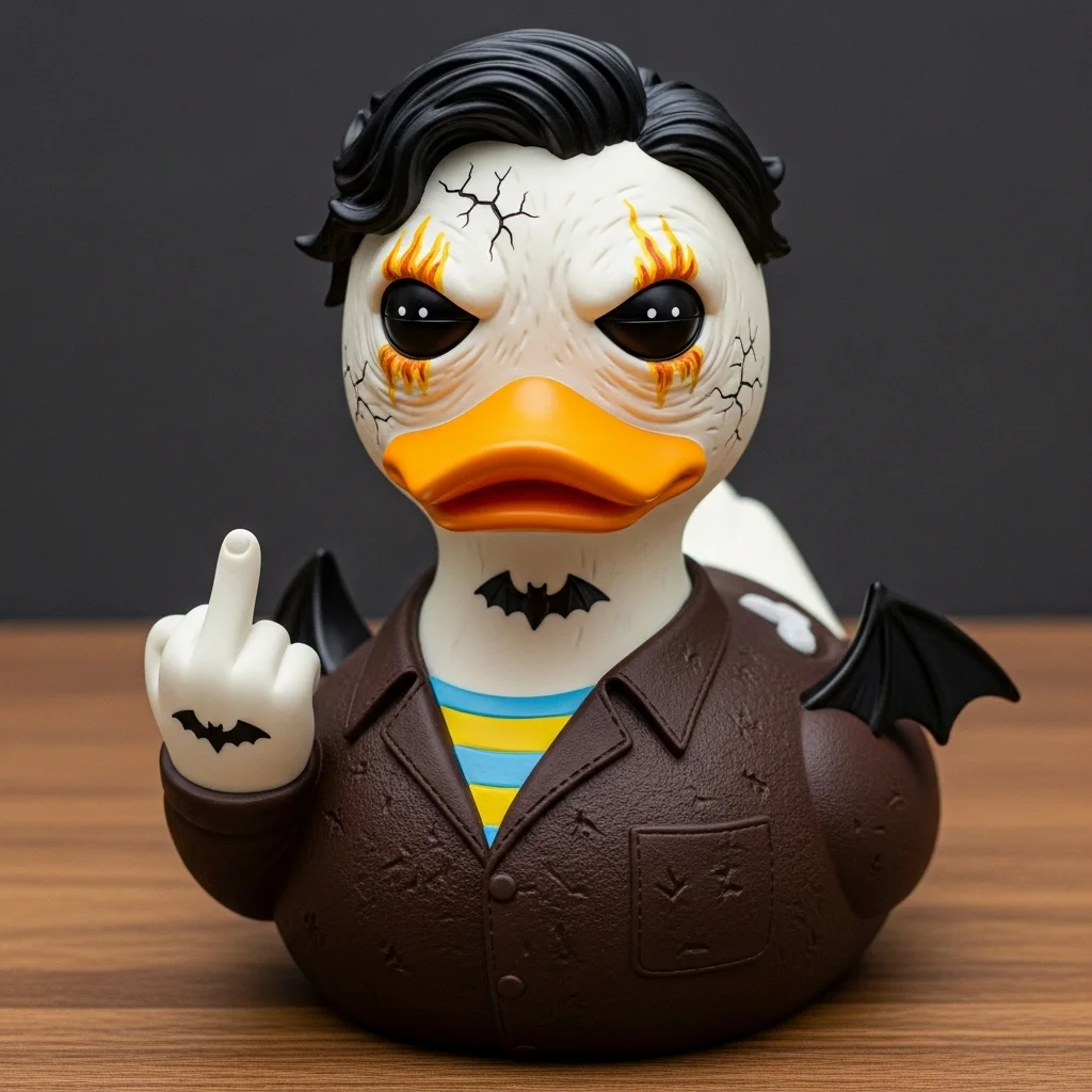 Middle Finger Halloween Ducks