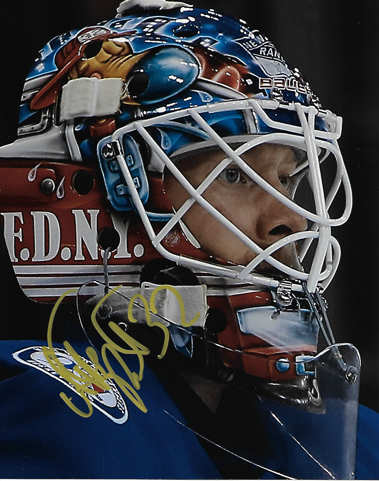 New York Rangers Antti Raanta Autographed Signed 8x10 NHL Photo Poster painting COA G