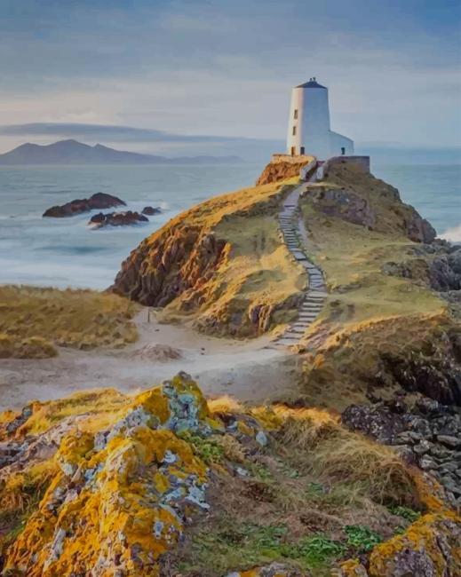 

llanddwyn Island Anglesey – Paint By Numbers - 40*50CM, 501 Original
