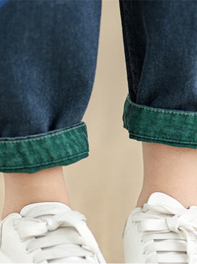 Women Half Sleeve V-neck Solid Color Dress