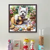 Guitar Schnauzer-11CT Stamped Cross Stitch 40*40cm/15.75*15.75in