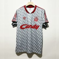 Retro 89/91 Liverpool Away with patch Football Shirt Thai Quality