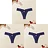 Boycrud 3PCS Women Sexy Lace Panties Low-waist  Temptation Underwear T-Back Thong Female G String Breathable Lingerie Briefs Embroidery