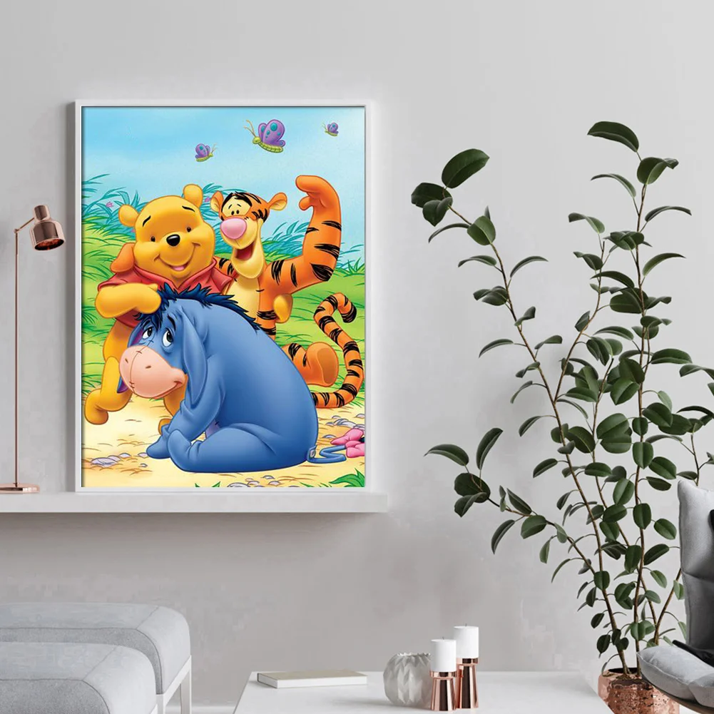 Diamond Painting - Full Round Drill - Winnie the Pooh(30*40cm)