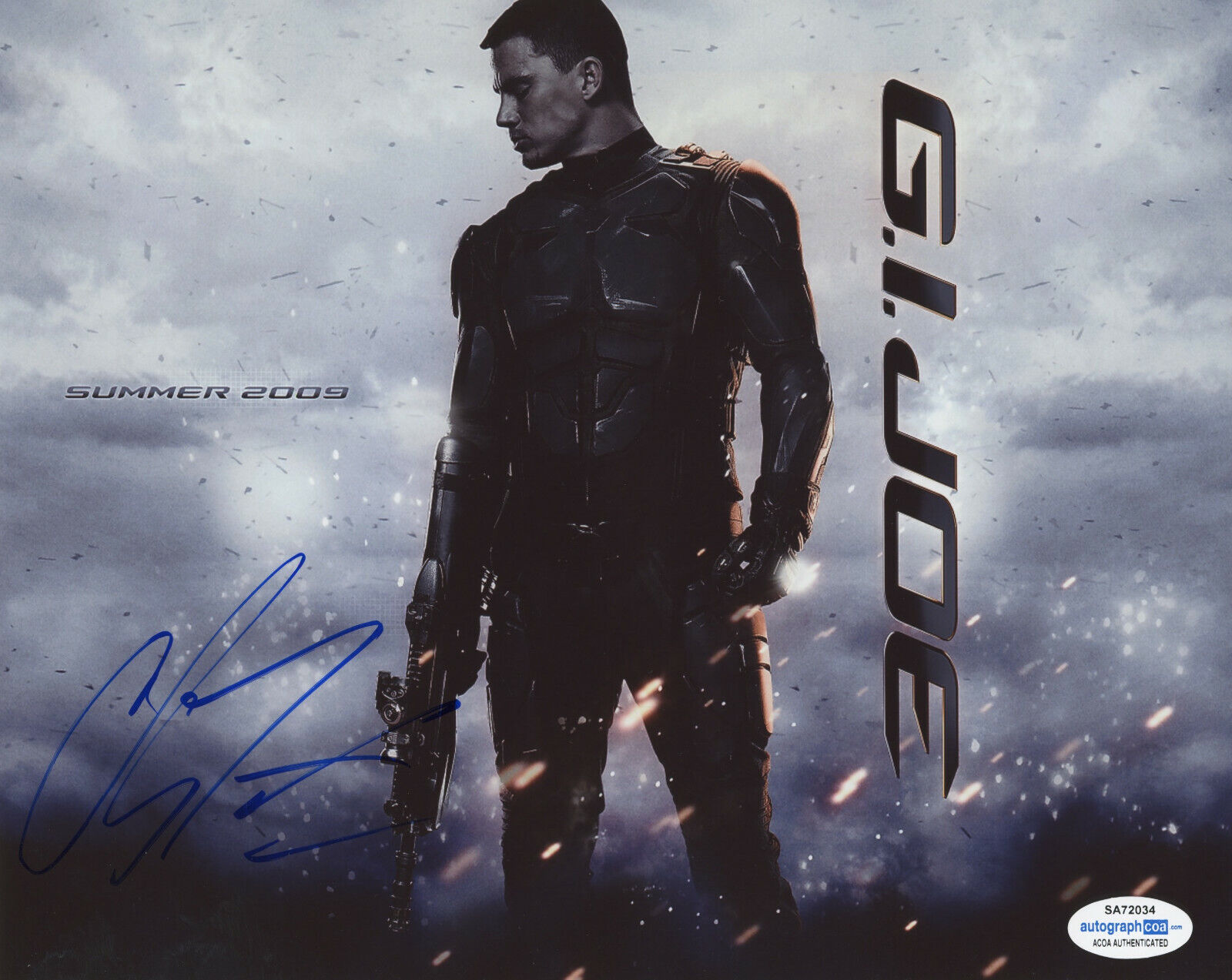 CHANNING TATUM SIGNED G.I. JOE