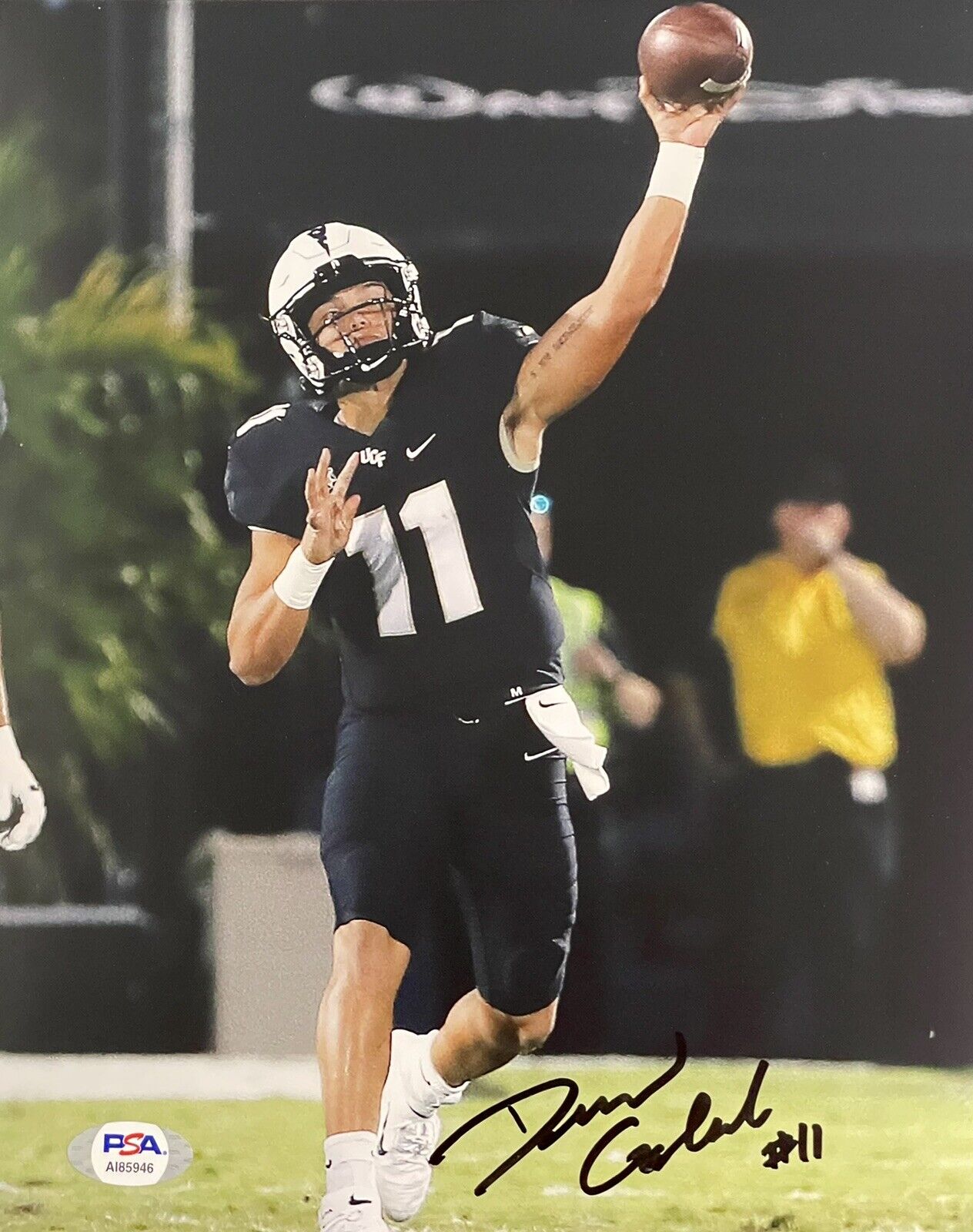 Dillon Gabriel Signed Autographed UCF Knights 8x10 Photo Poster painting PSA/DNA