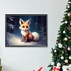 【Clearance Sale】Snow Fox-Full Round Diamond Painting 40*30CM